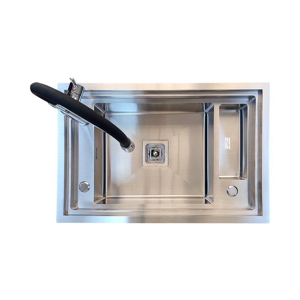 Pure ConceptInoks 72x47 Tek Göz Pas.Çelik Evye