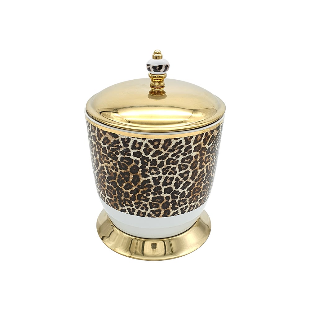 Pure ConceptLeopar Gold Çöp Kovası