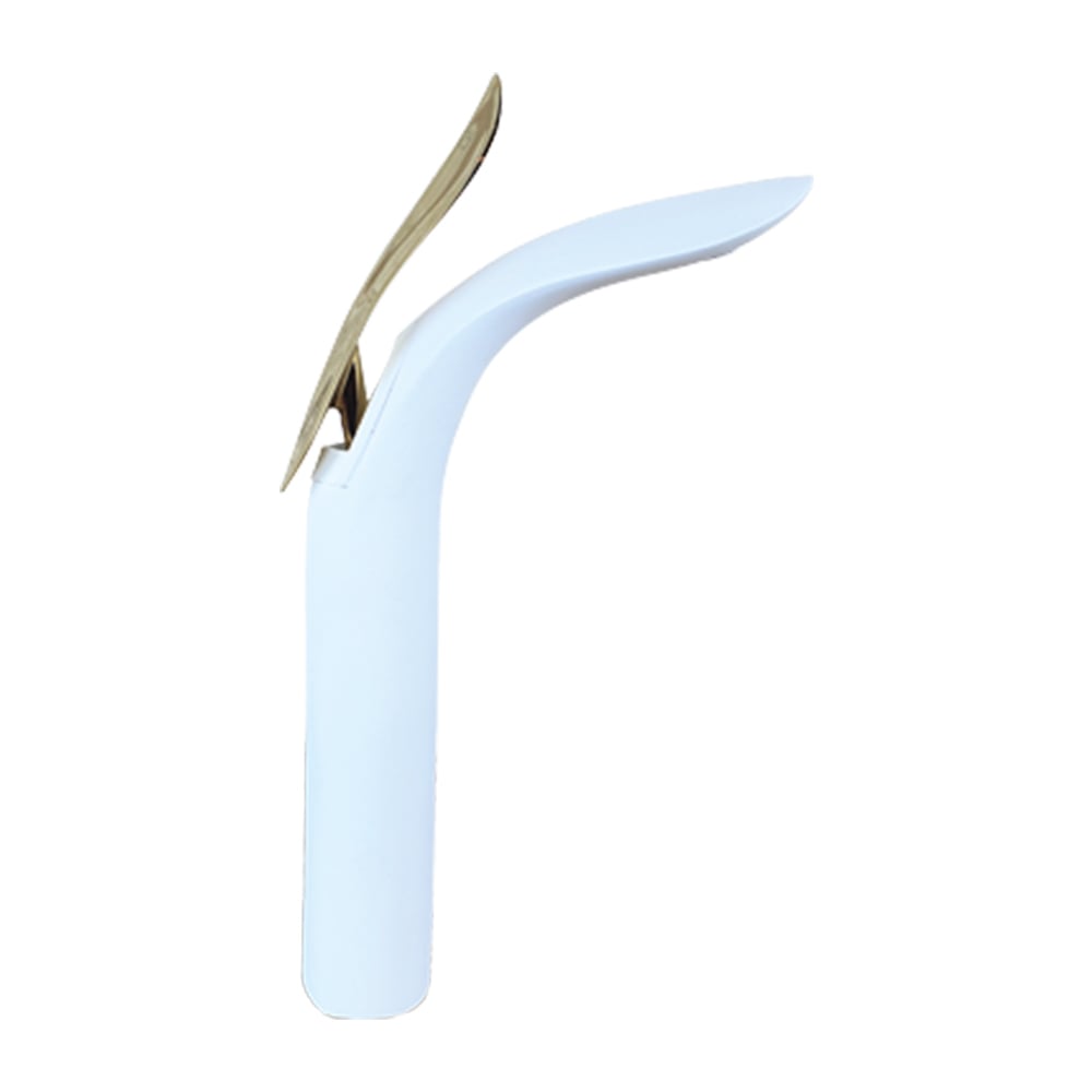 Pure ConceptLuxury Beyaz Gold Çanak Lavabo Bataryası