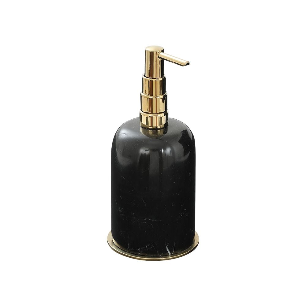 Pure ConceptMarble Black / Pvd Gold Set Üstü Sıvı Sabunluk