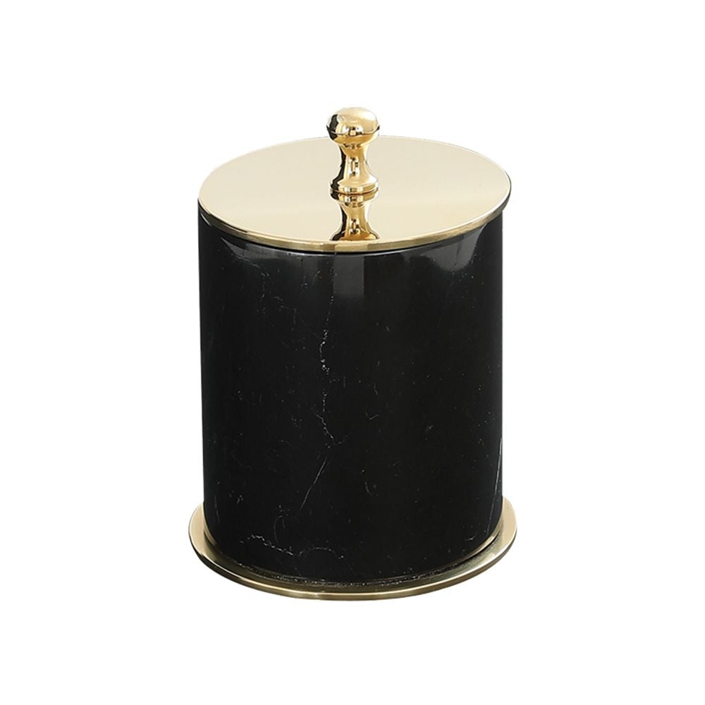 Pure ConceptMarble Black / Pvd Gold Set Üstü Pamukluk