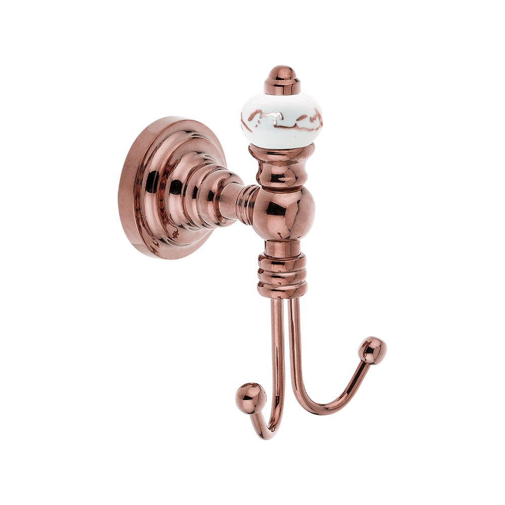 Pure ConceptMarble Bronz İkili Askılık