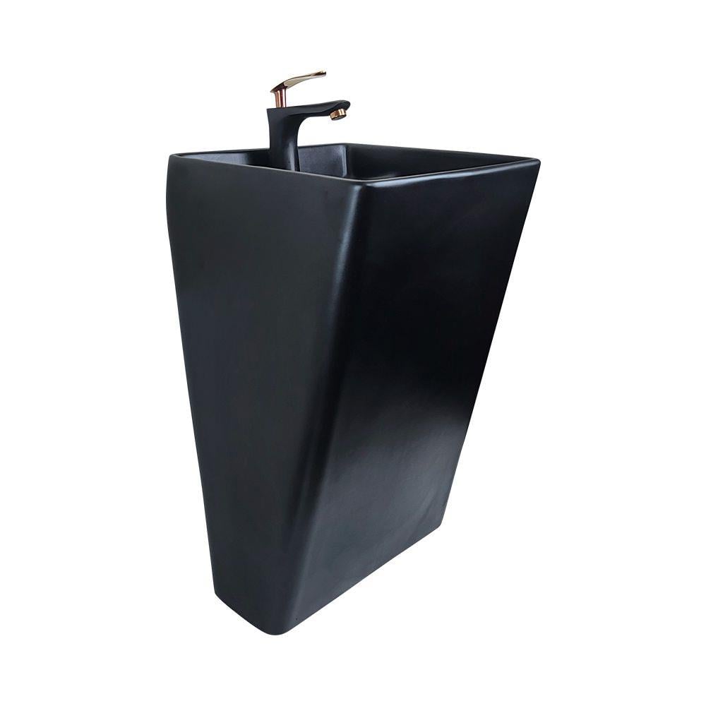 Pure ConceptMat Siyah Asma Monoblok Lavabo