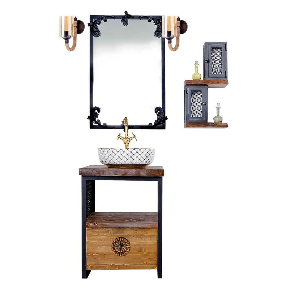 Pure ConceptMiniatura 60cm Masif Banyo Ünitesi