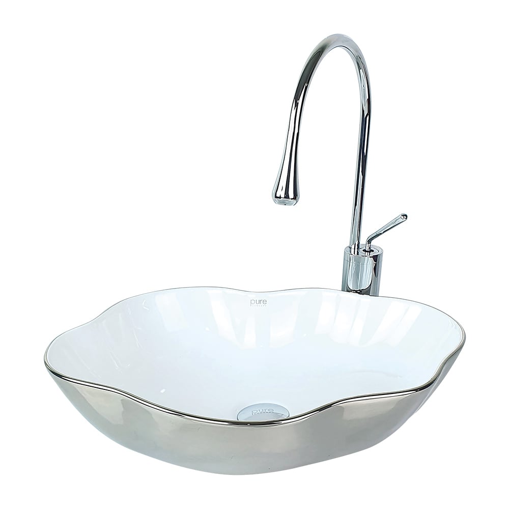 Pure ConceptPlatin Beyaz Çanak Lavabo