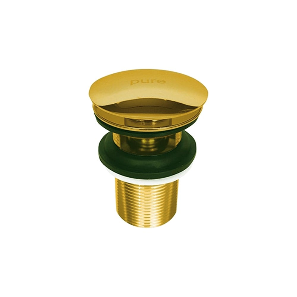 Pure ConceptPop-up Basmalı Sifon Üst Takım - Delikli / Altın