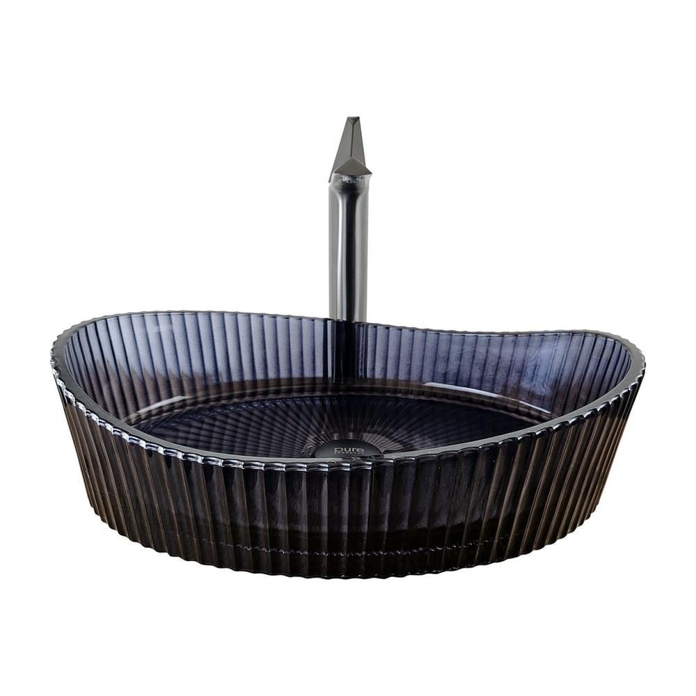 Pure ConceptPure Concept Dekoratif Cam Lavabo Siyah 52 cm