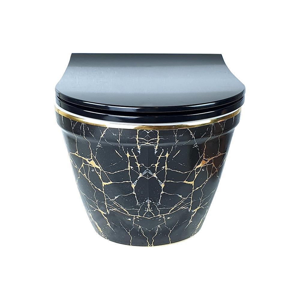 Pure ConceptPure Concept Galaksi Altın Kanalsız Asma Klozet  ( Outlet )