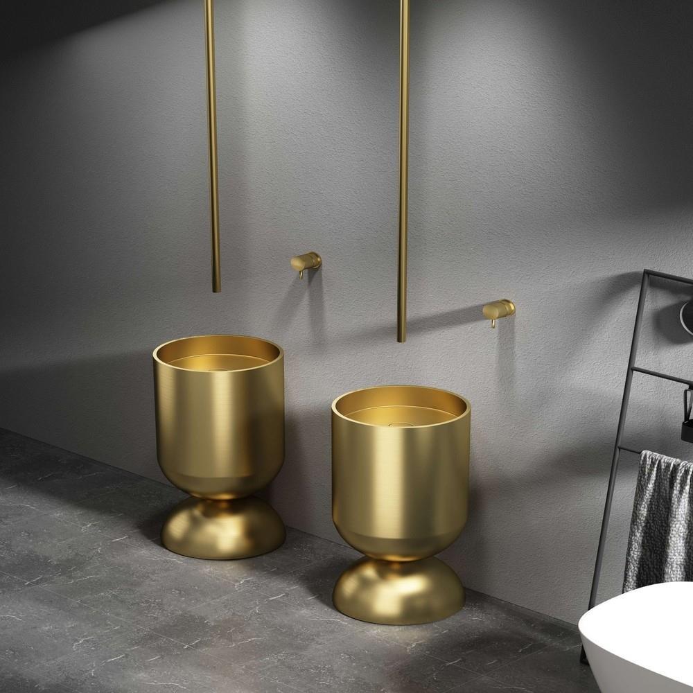 Pure ConceptPure Concept Petite Altın Paslanmaz Monoblok Lavabo