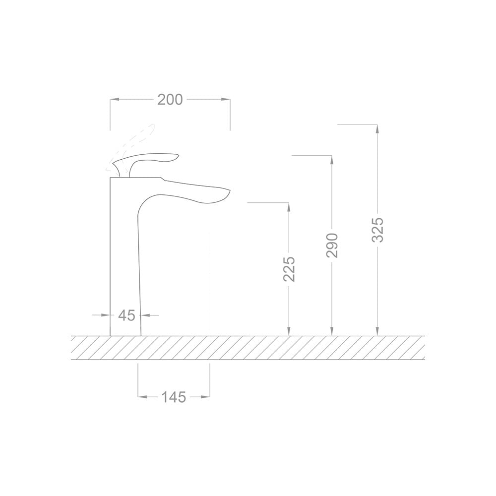 Pure ConceptPure Concept Royal Beyaz Gold Tezgah Üstü Çanak Lavabo Bataryası