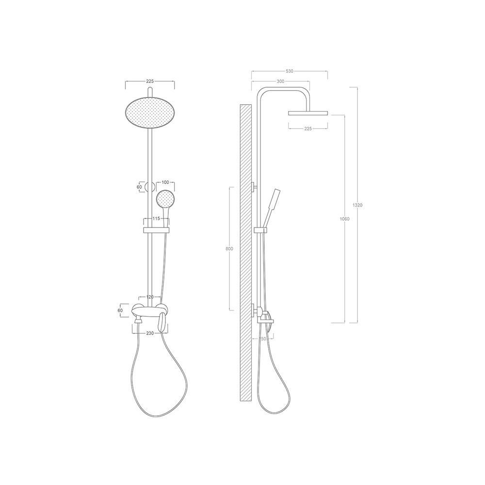 Pure ConceptPure Concept Royal Krom Bataryalı Tepe Duş Seti Outlet