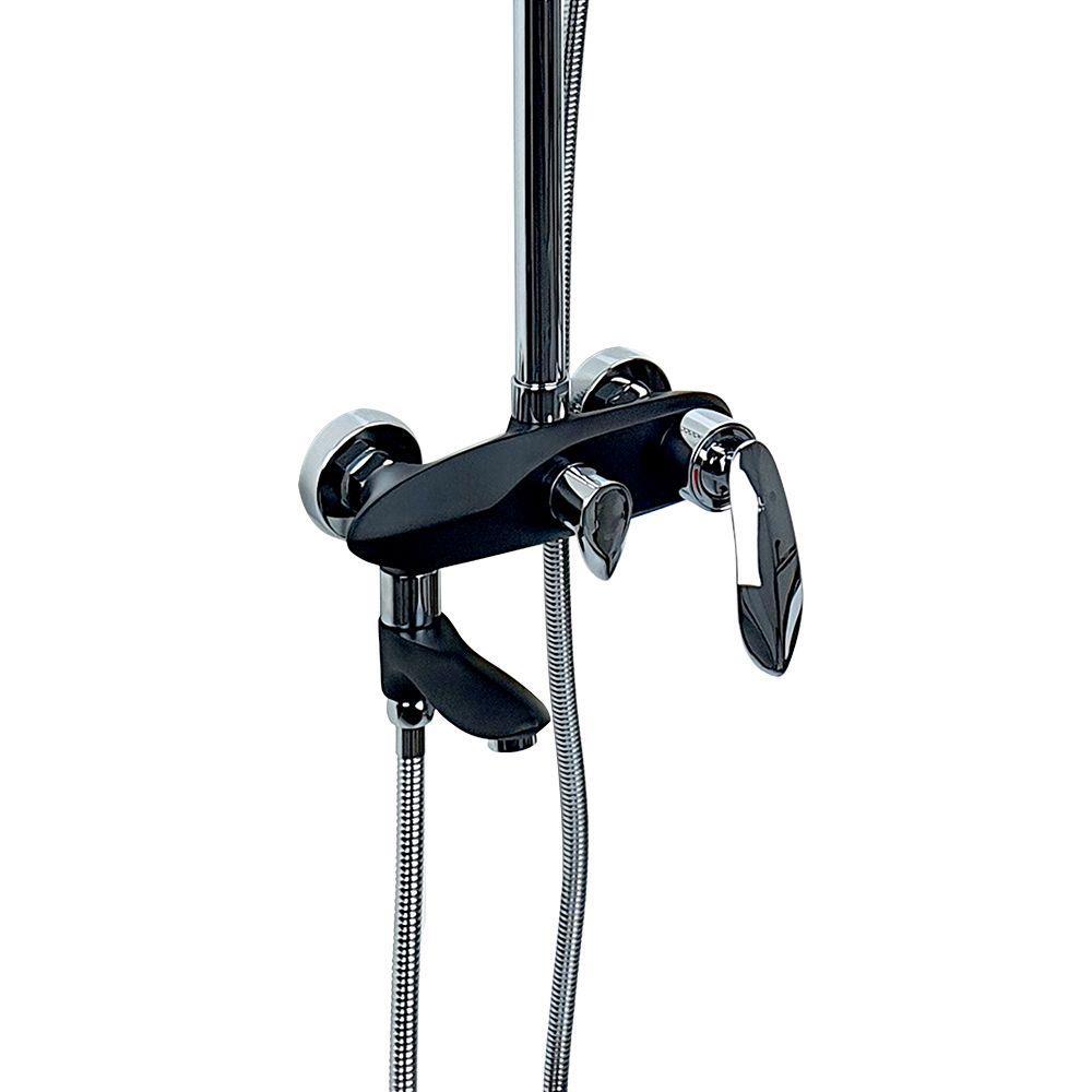 Pure ConceptPure Concept Royal Siyah Krom Bataryalı Tepe Duş Seti