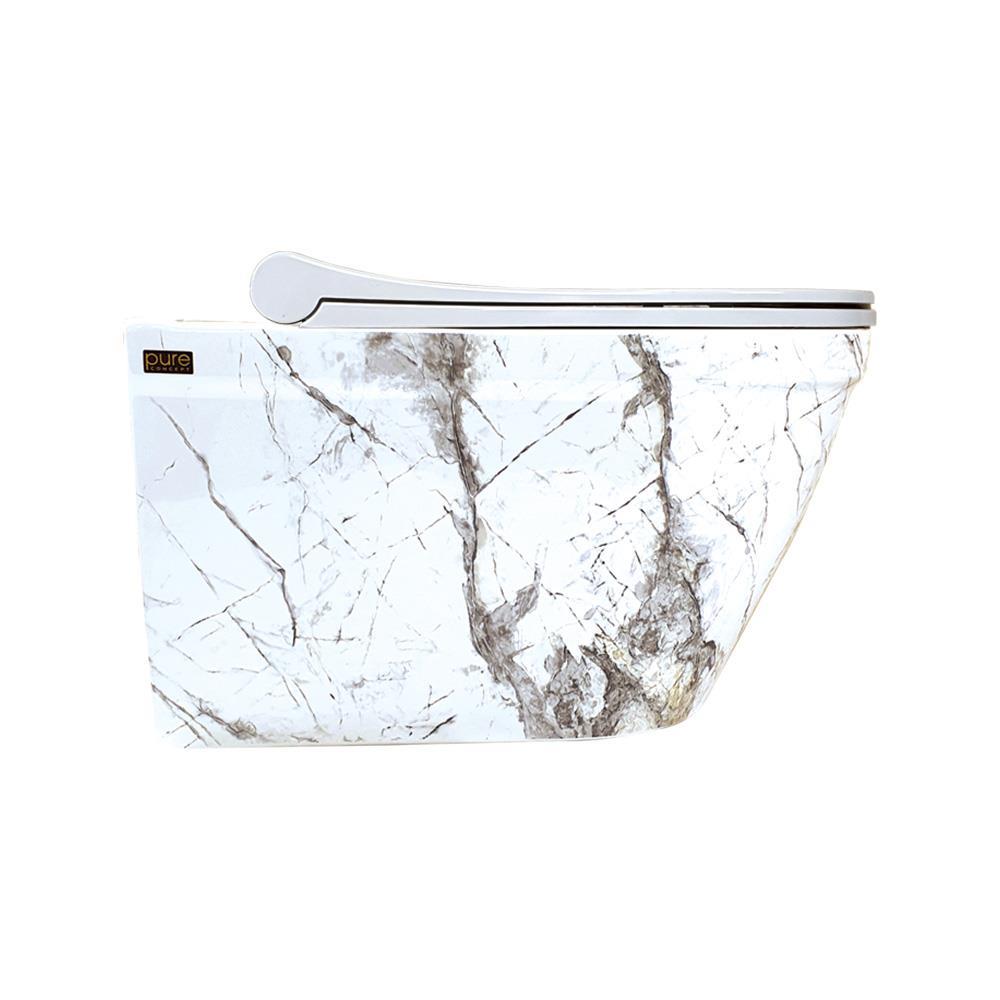 Pure ConceptPure Concept Sharp Calacatta Kanalsız Asma Klozet ( Outlet)