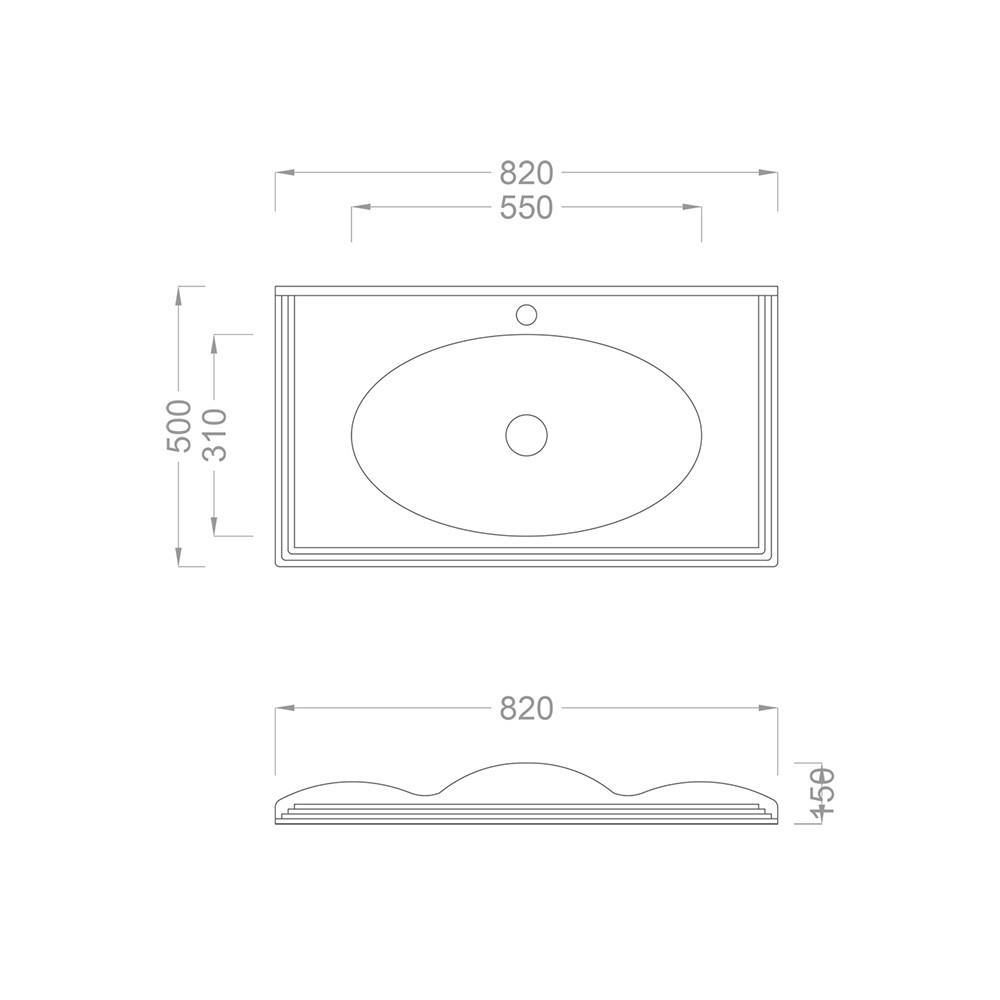 Pure ConceptPure Concept Victorian Beyaz Altın Etajerli Lavabo ( Outlet )