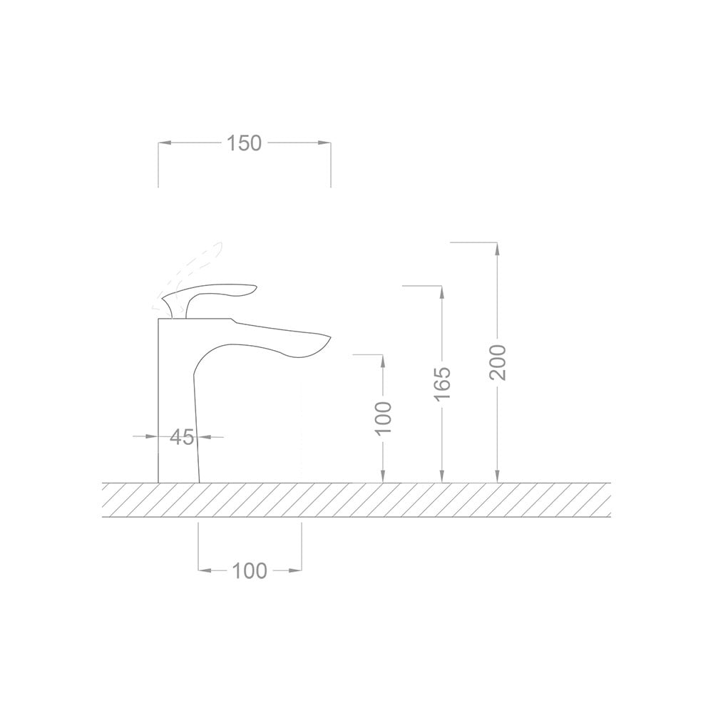 Pure ConceptSwan Altın Lavabo Bataryası