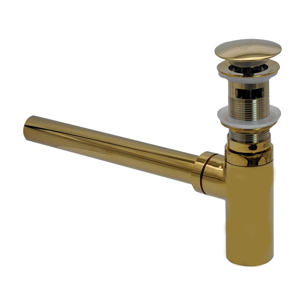 Pure ConceptT Lavabo Sifonu + Pop-Up Pirinç Altın