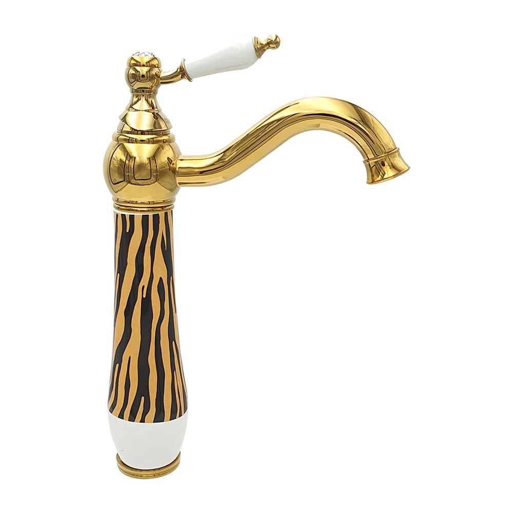 Pure ConceptTiger Gold Zebra Çanak Lavabo Bataryası