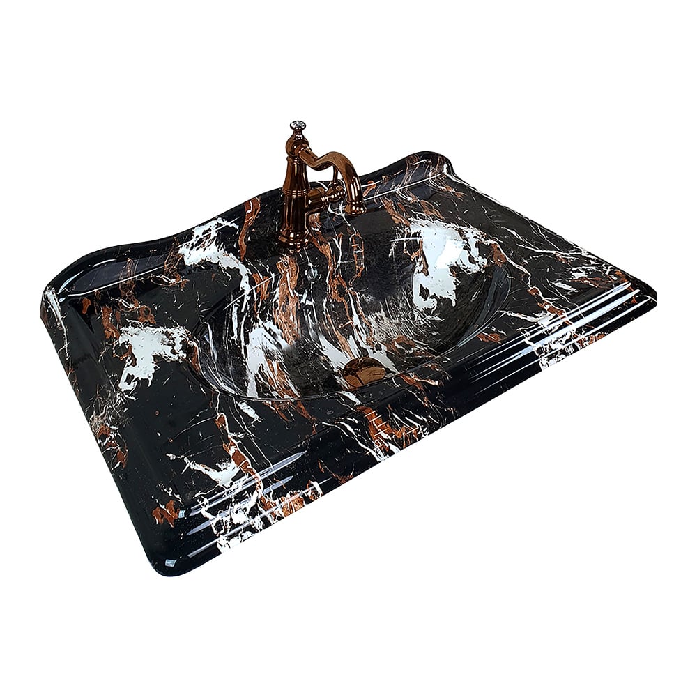 Pure ConceptVictorian Emperador 81cm Dekoratif Etajerli Lavabo