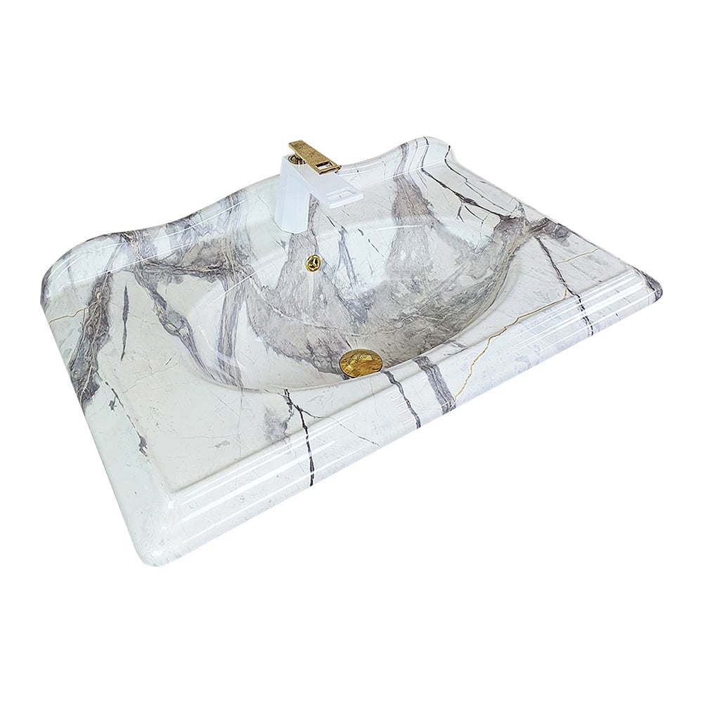 Pure ConceptVictorian Statuario 81cm Dekoratif Etajerli Lavabo