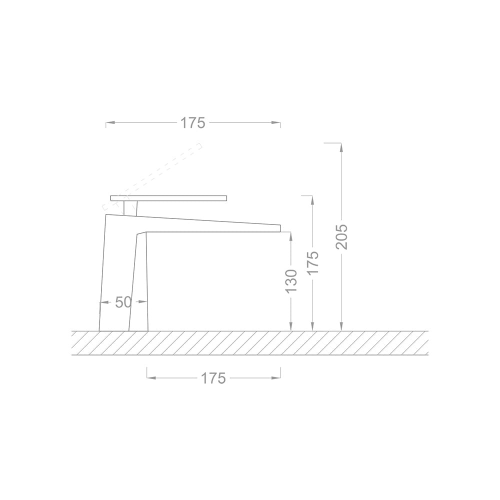 Pure ConceptWaterfall Beyaz Altın Lavabo Bataryası