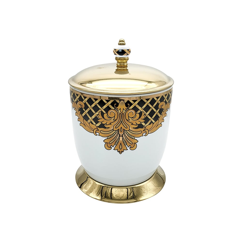 Pure ConceptWhite Gold Kleopatra Pvd Gold Çöp Kovası