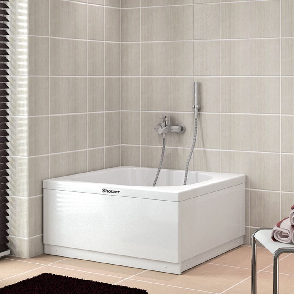 Shower100x100 Mina Kare Mini Küvet