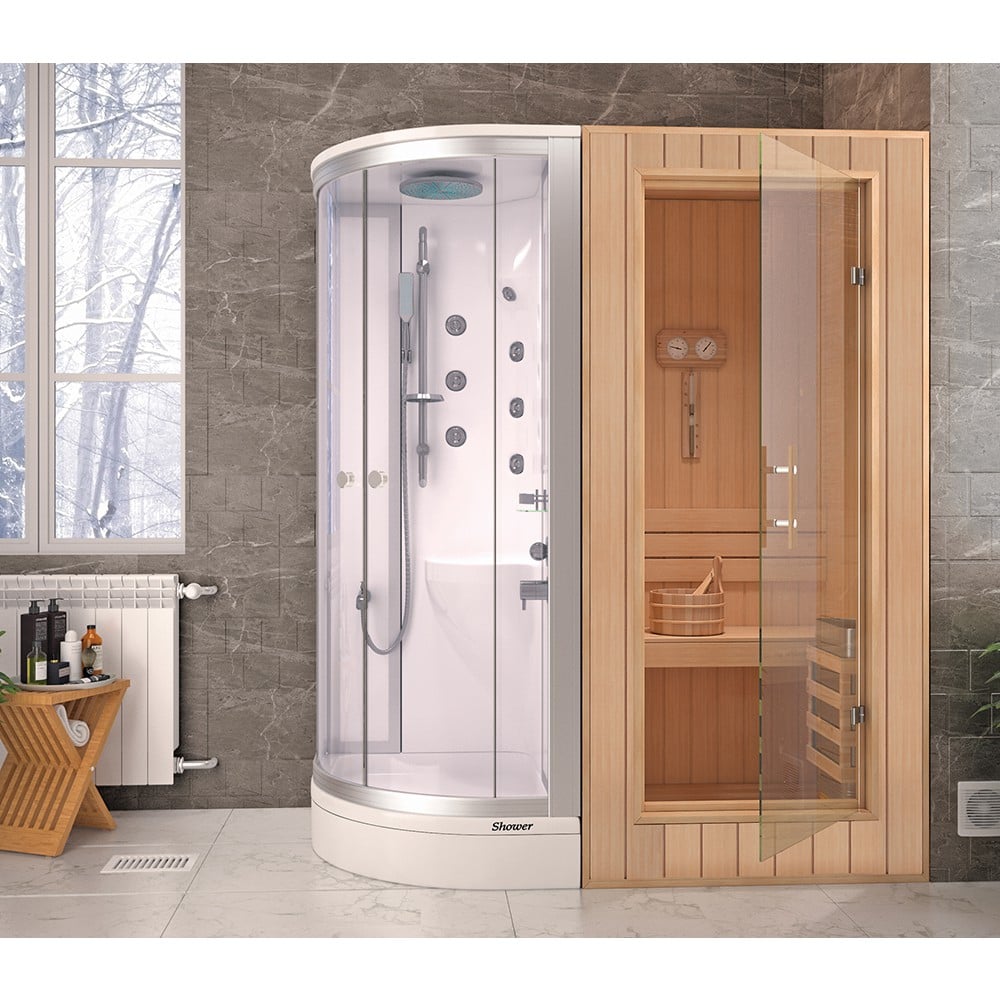 Shower100x170 Teodora Sauna ve Kompakt Kabin