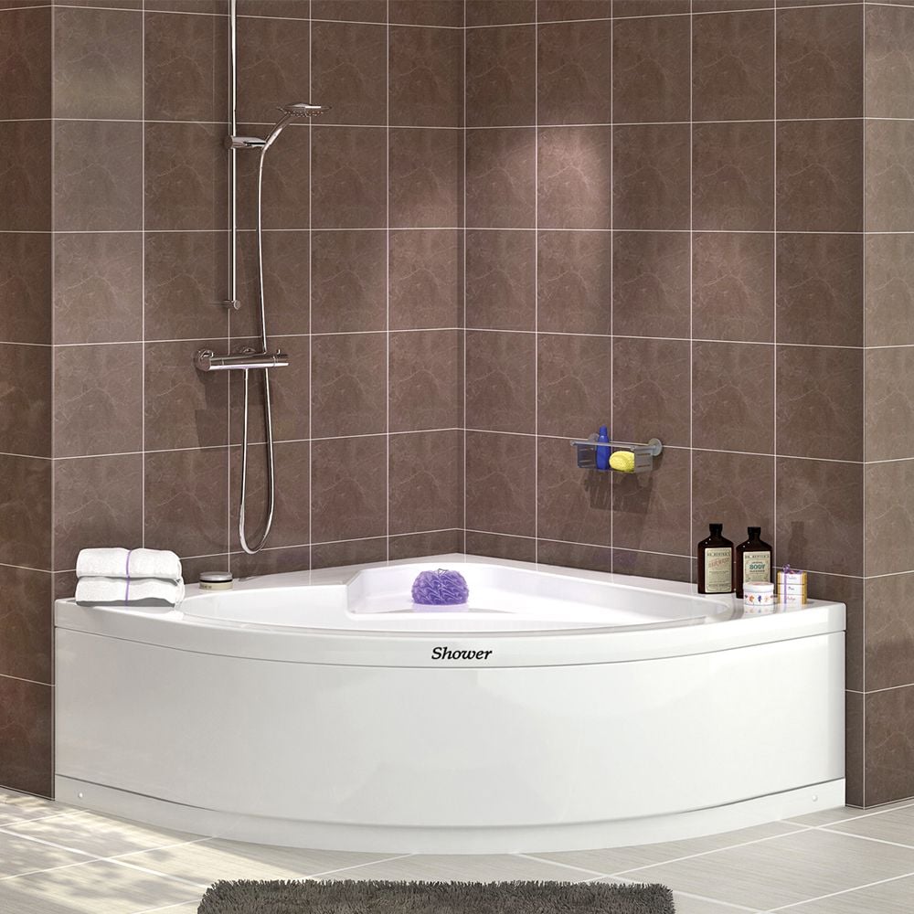 Shower130x130 Flibos Oval Küvet