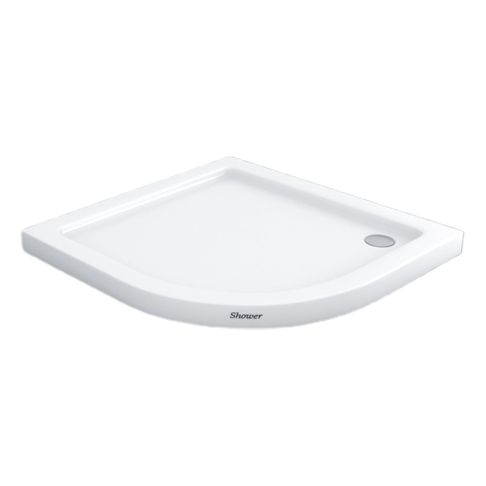 Shower80x80 Baffin Oval Flat Duş Teknesi