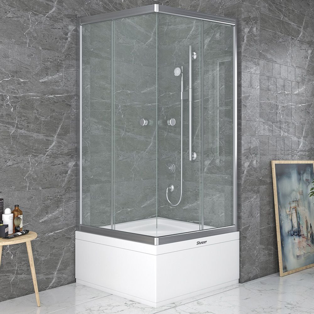 ShowerNeptün 90x90 Köşe Girişli Dikdörtgen