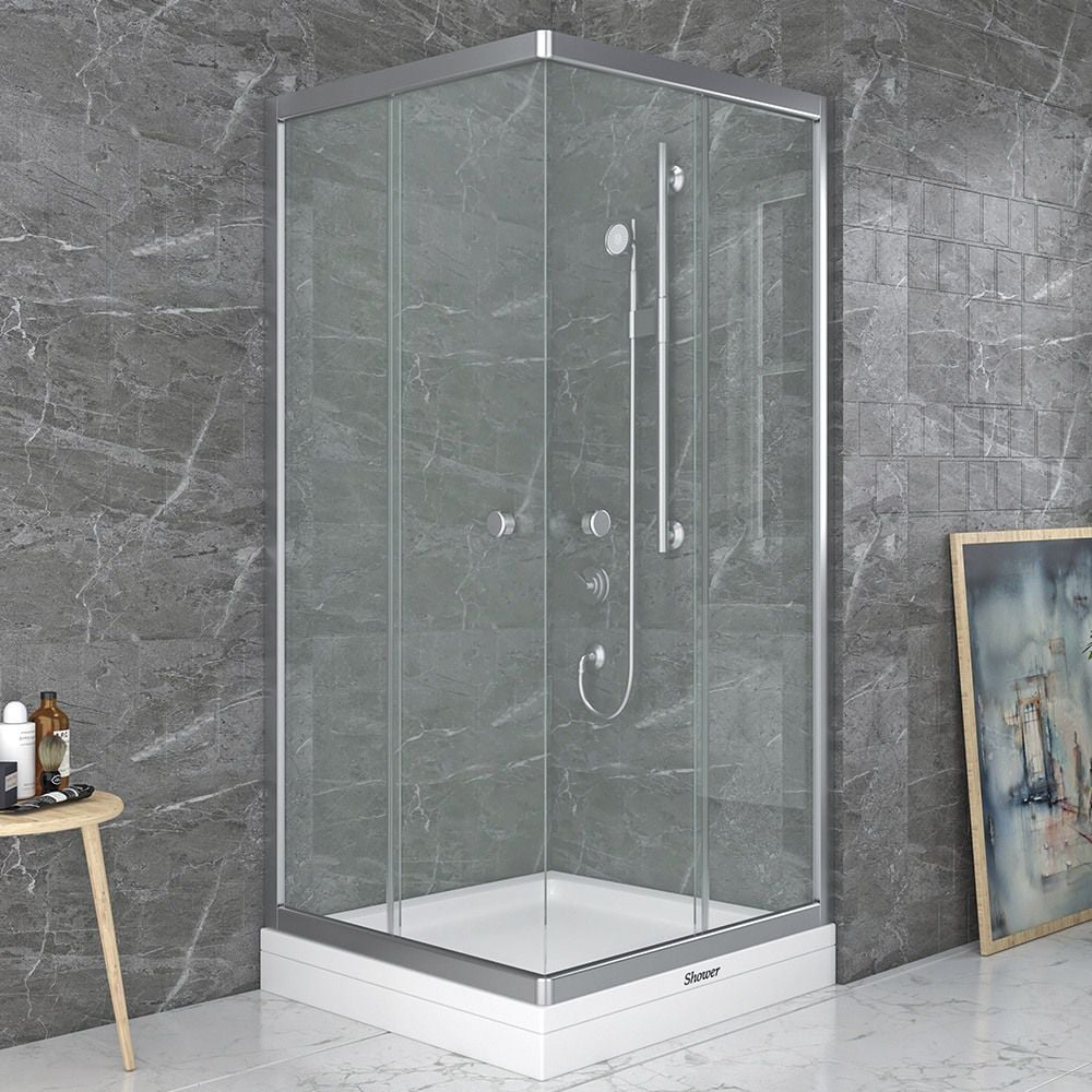 ShowerSatürn 110x110 2S-2H Kare Duşakabin
