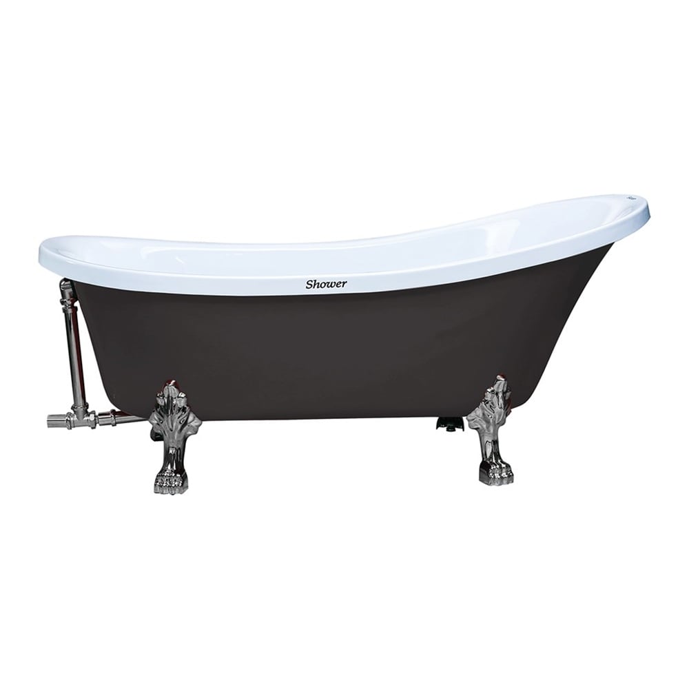 ShowerShower Lioness 175x72 Krom Aslan Ayaklı Özel Küvet