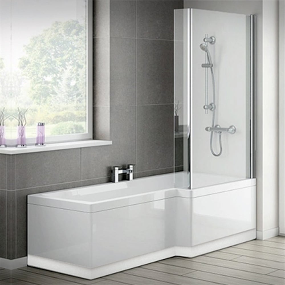 ShowerShower Lucky 170x85x70 cm L Tipi Özel Düz Küvet