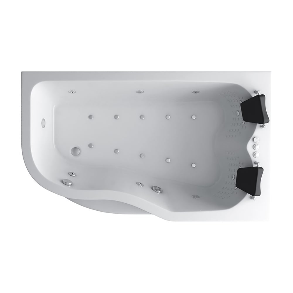 ShowerShower Marjinal 180x120 cm Basamaklı Düz Küvet