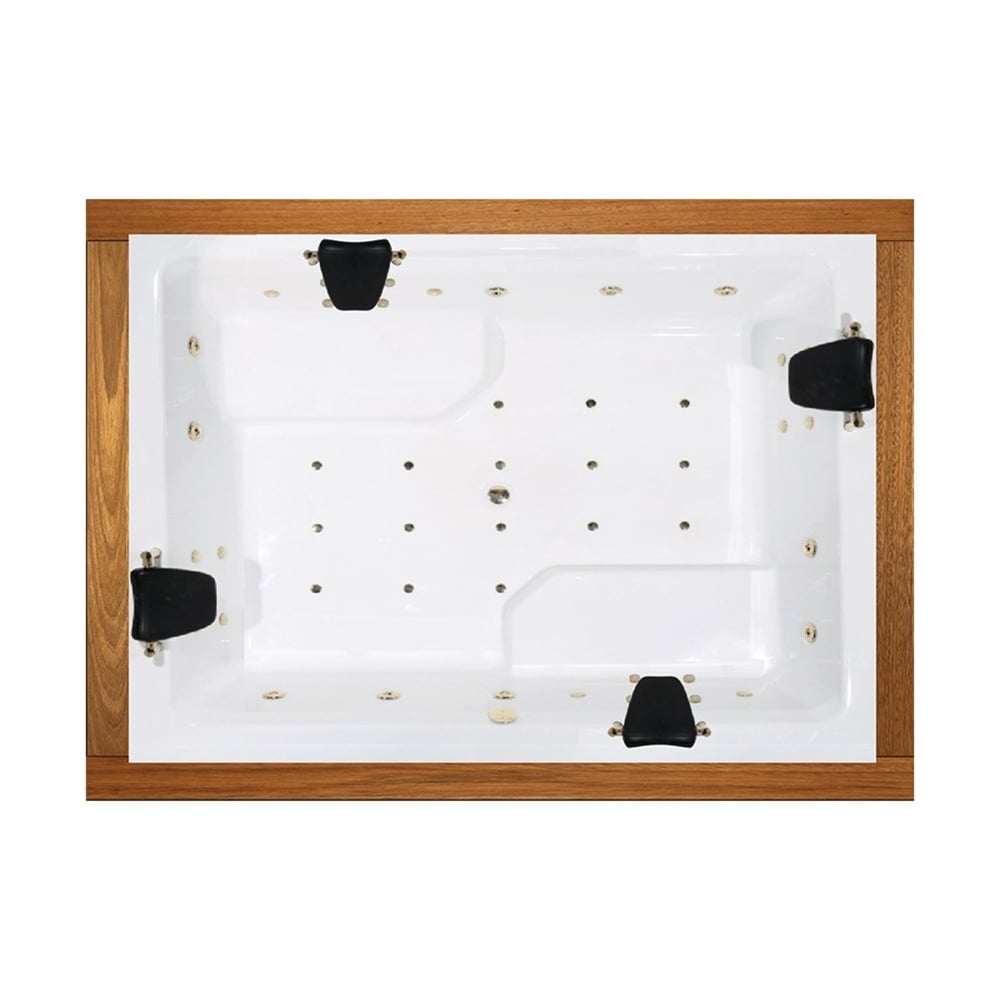 ShowerShower Optimum 220x180 cm Spa Yarı Oturmalı Küvet