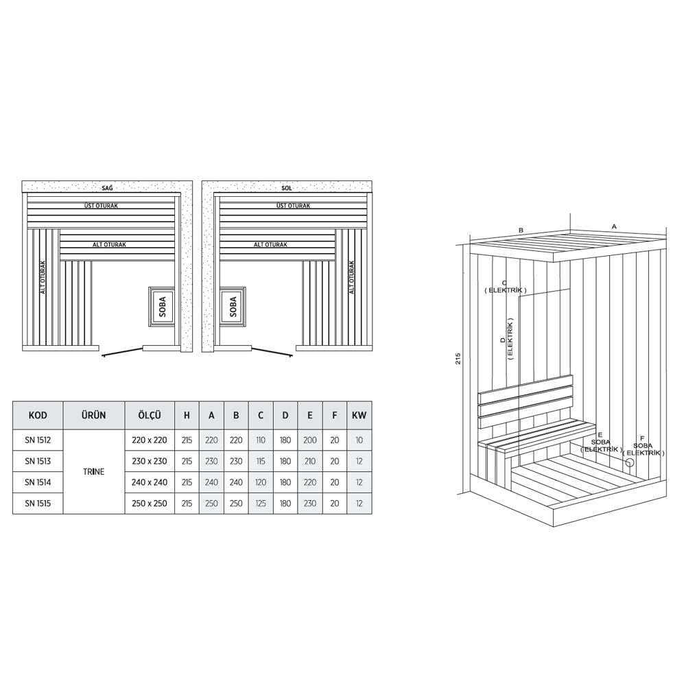 ShowerZodiac 210x240 Ev Tipi Sauna