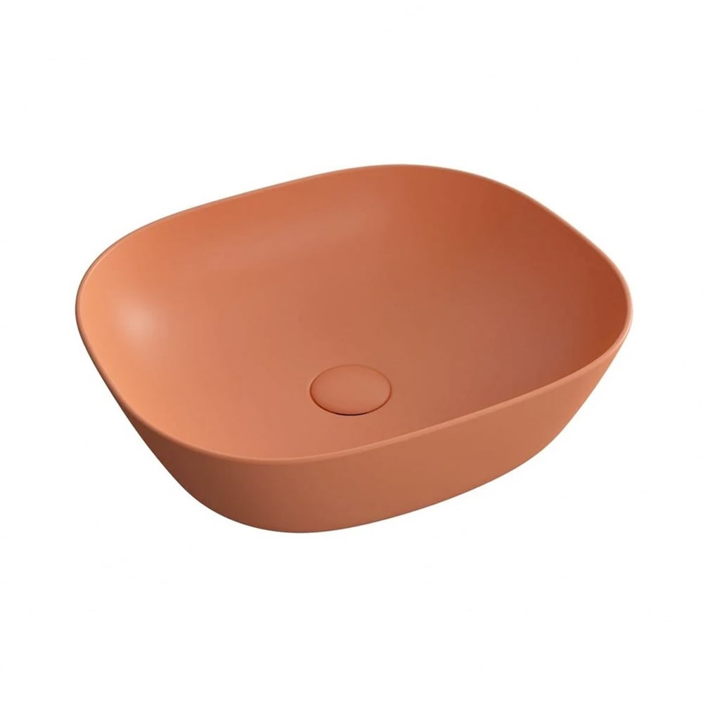 Vitra45 cm Armatür Deliksiz Kare Alçak Çanak Lavabo