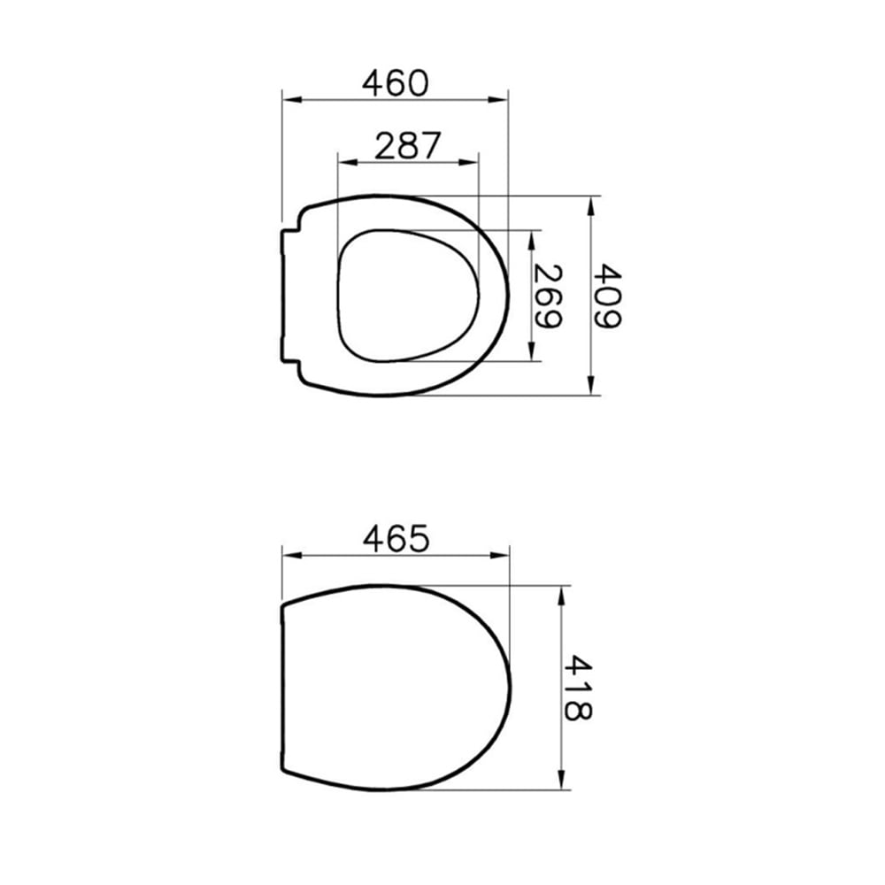 VitraMemoria Sök Tak Yavaş Kapanır Klozet Kapağı