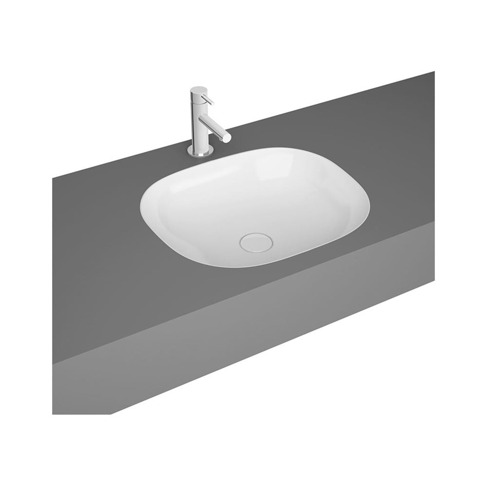 VitraPlural 45 cm Beyaz Kare Tezgah Altı Lavabo