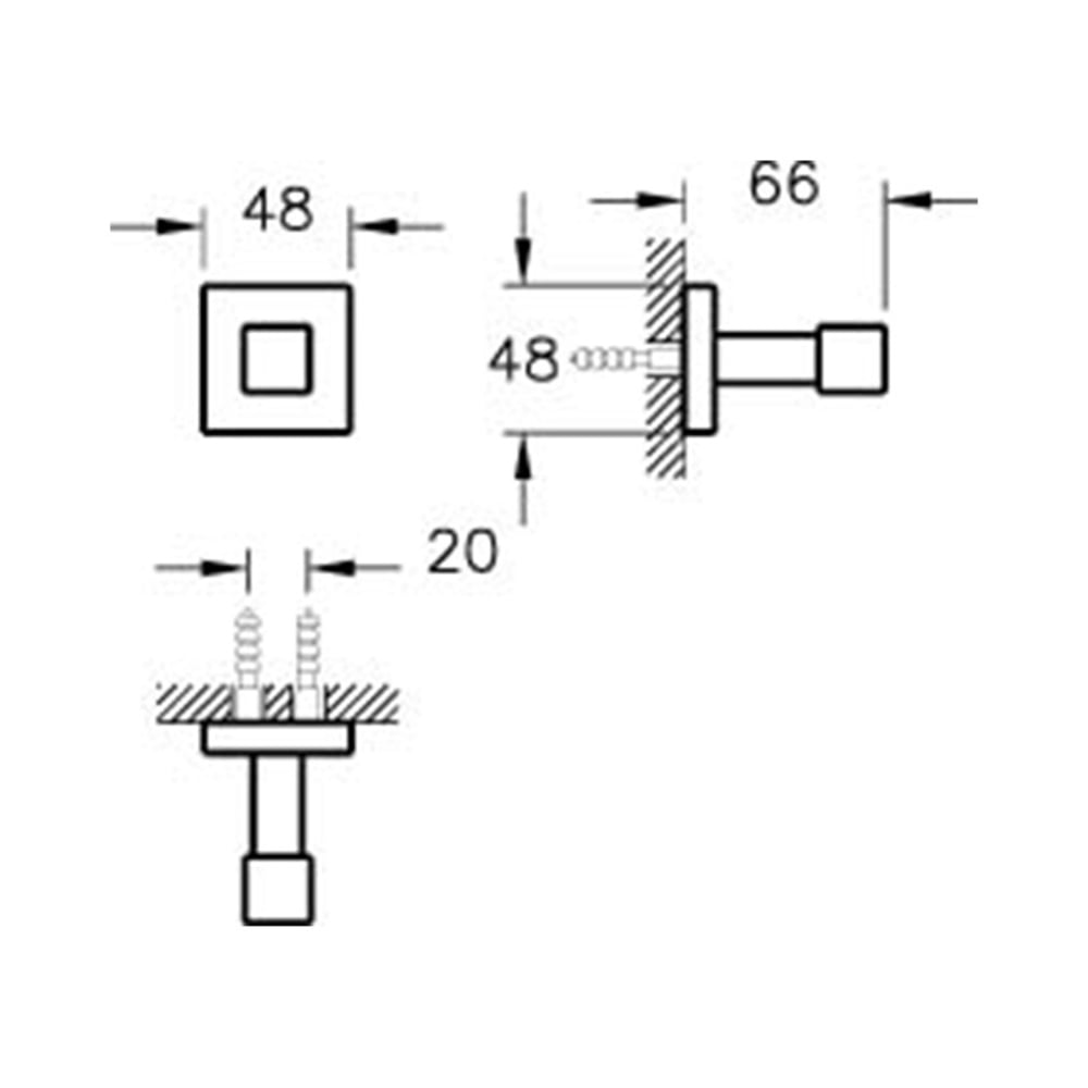 VitraQ Line Askılık
