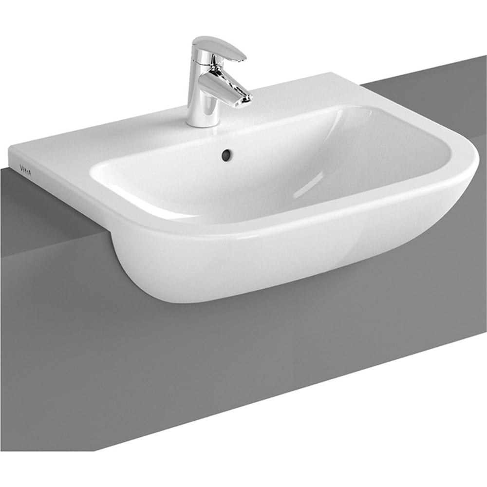 VitraS20 55 cm Yarım Tezgah Lavabo