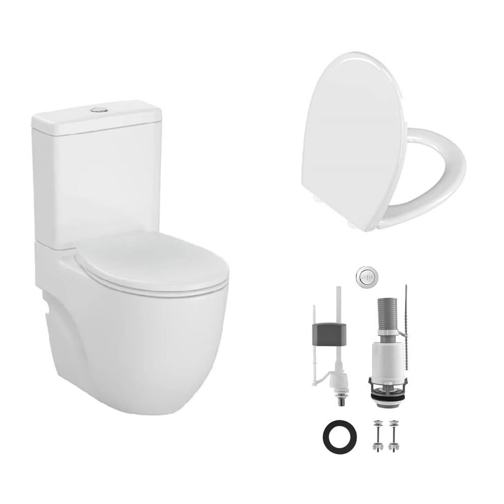 VitraVitrA Norm 501 Rim-ex Beyaz Kanalsız Duvara Sıfır Klozet Seti