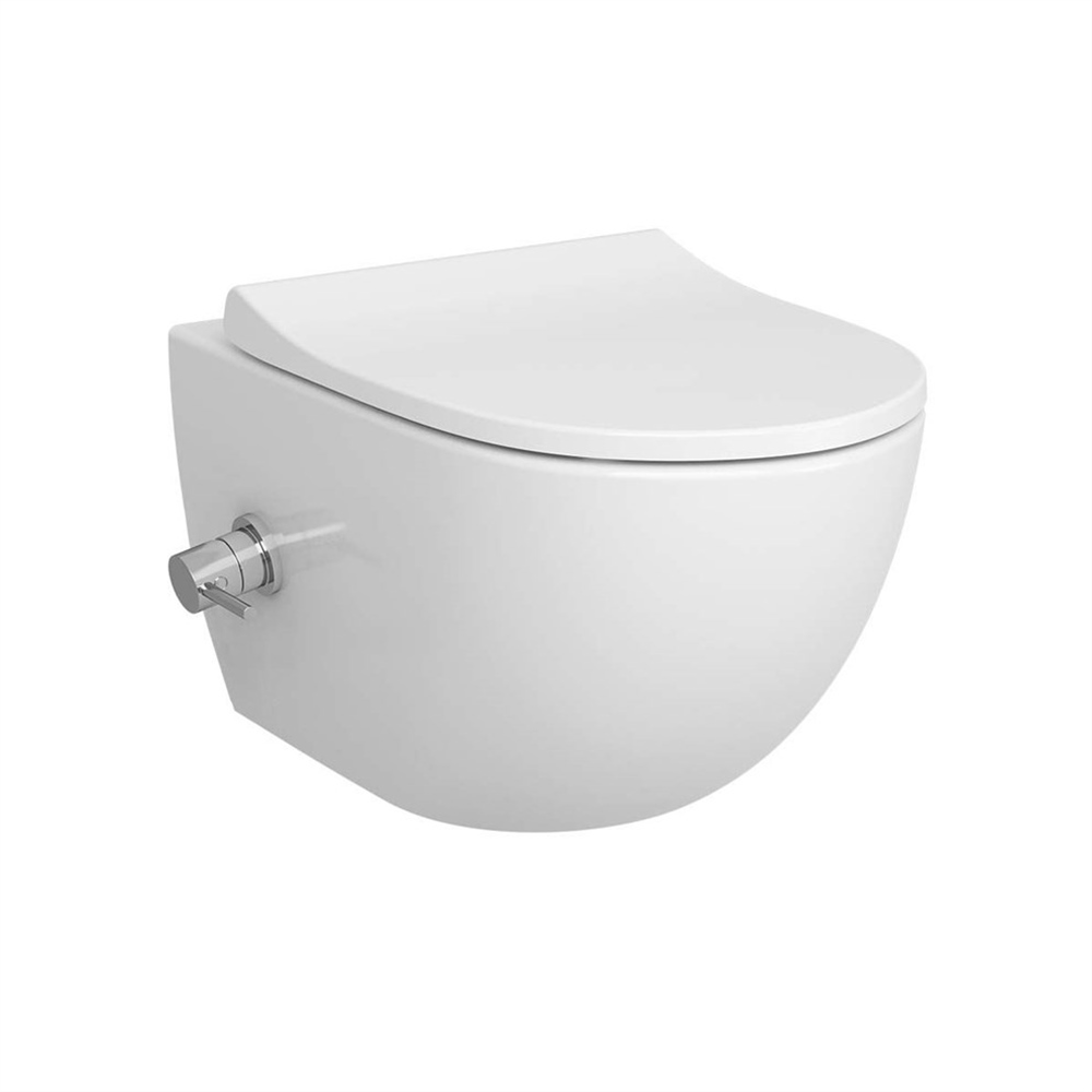 VitraVitrA Sento 54 cm Beyaz Entegre Taharet Musluklu Asma Klozet