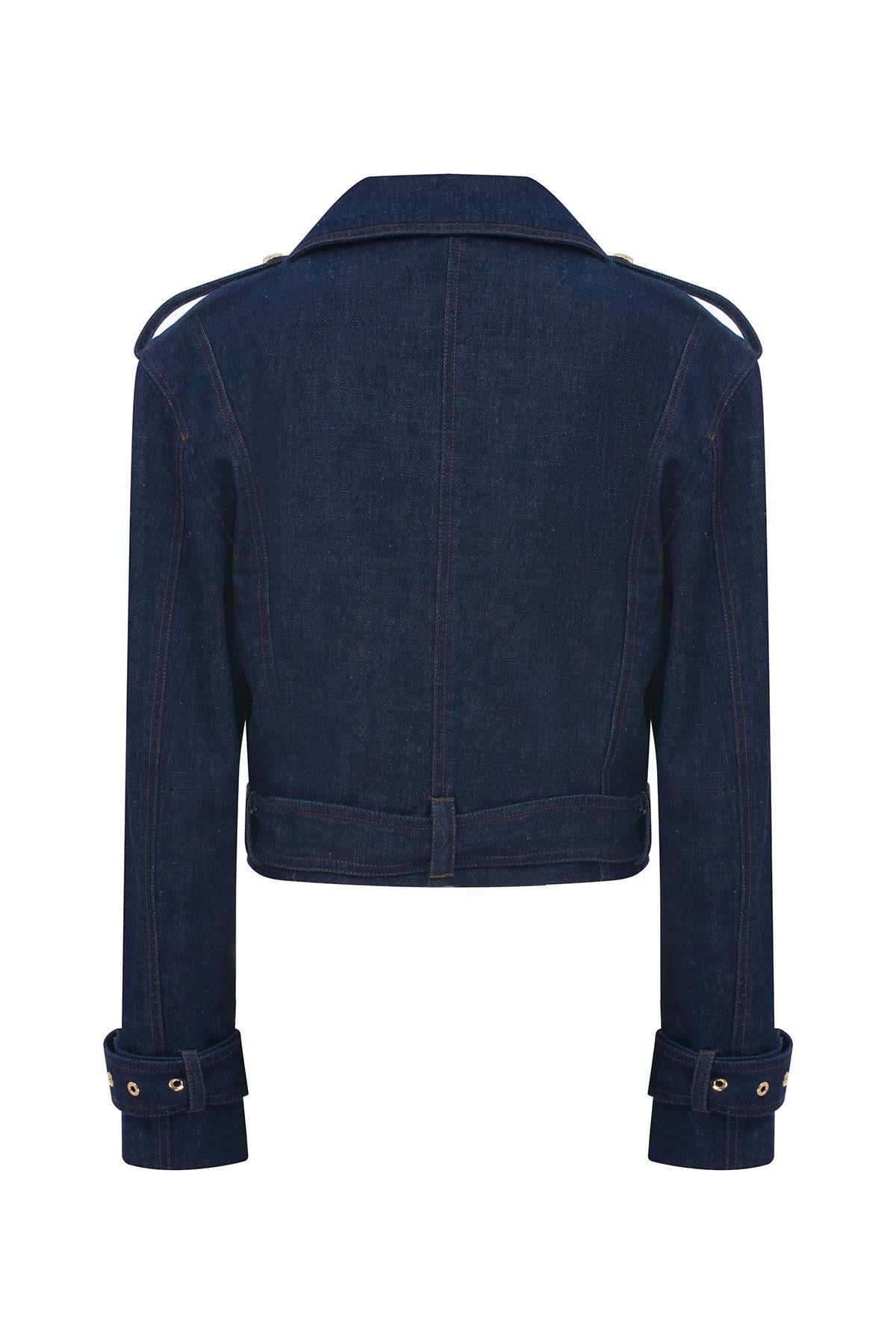 Larga Denim Oversize Kısa Ceket