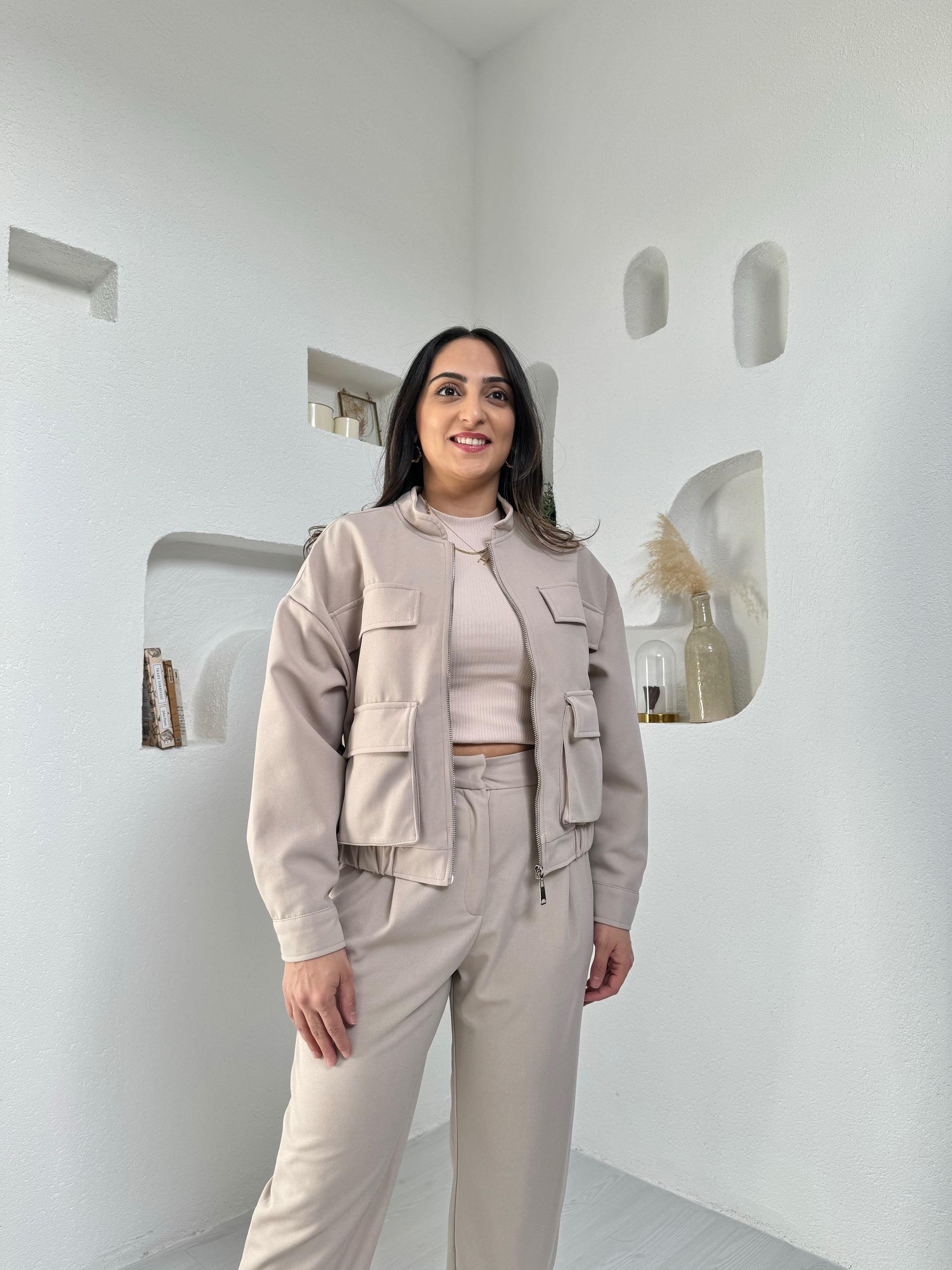Anya Bej Fitilli Basic Üst