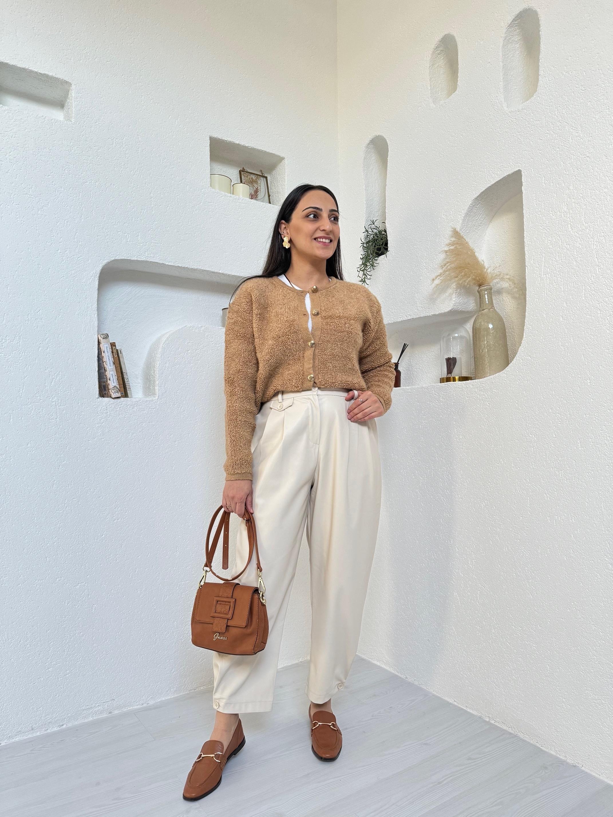 Camel Teddy Hırka