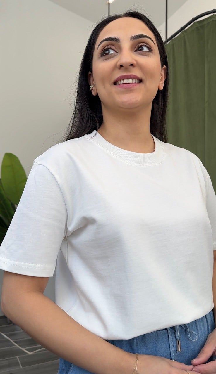 Dilvin Dekoratif Yaka Ekru Basic