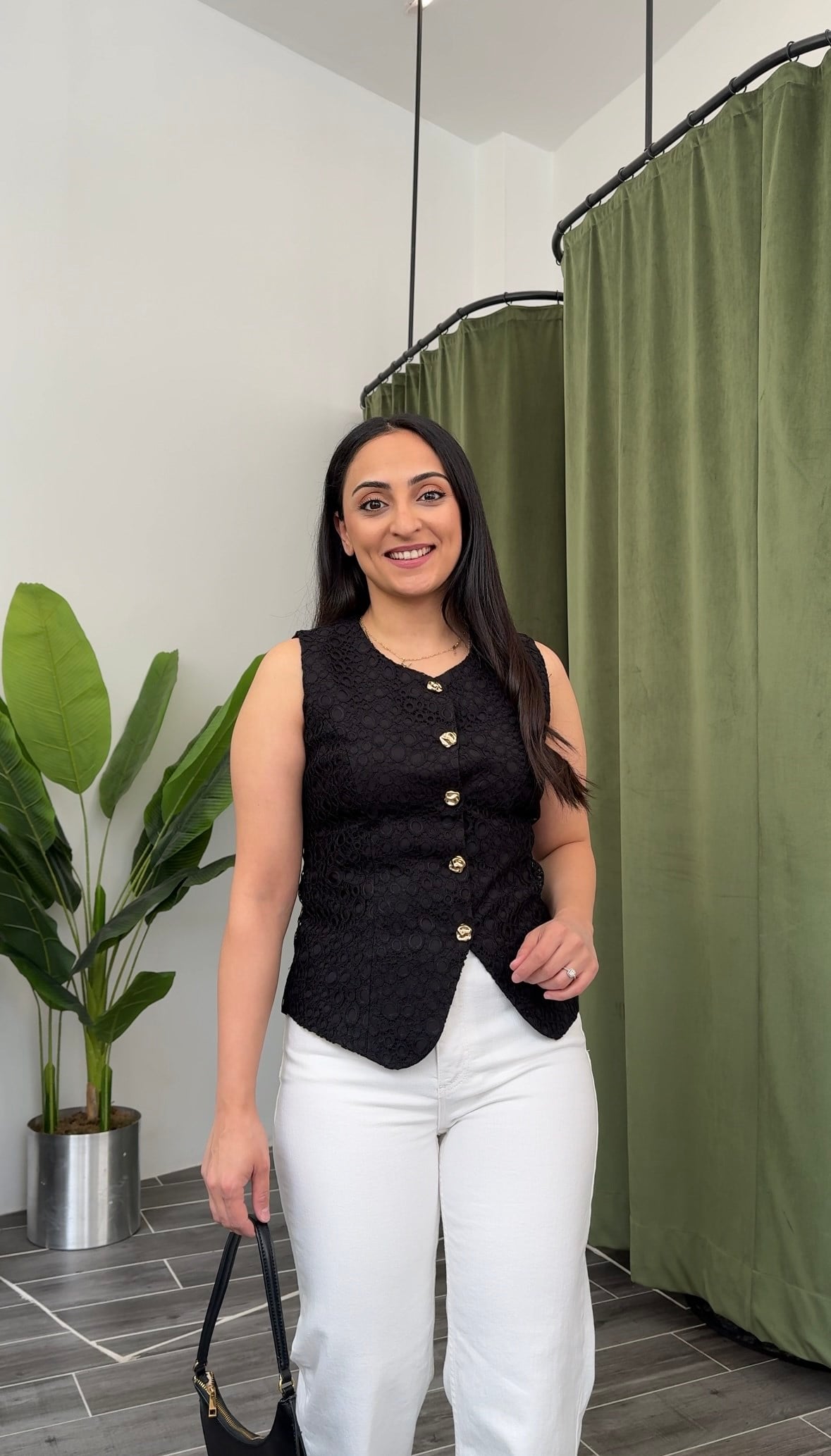 Karol Beyaz Push Up Likralı Jean
