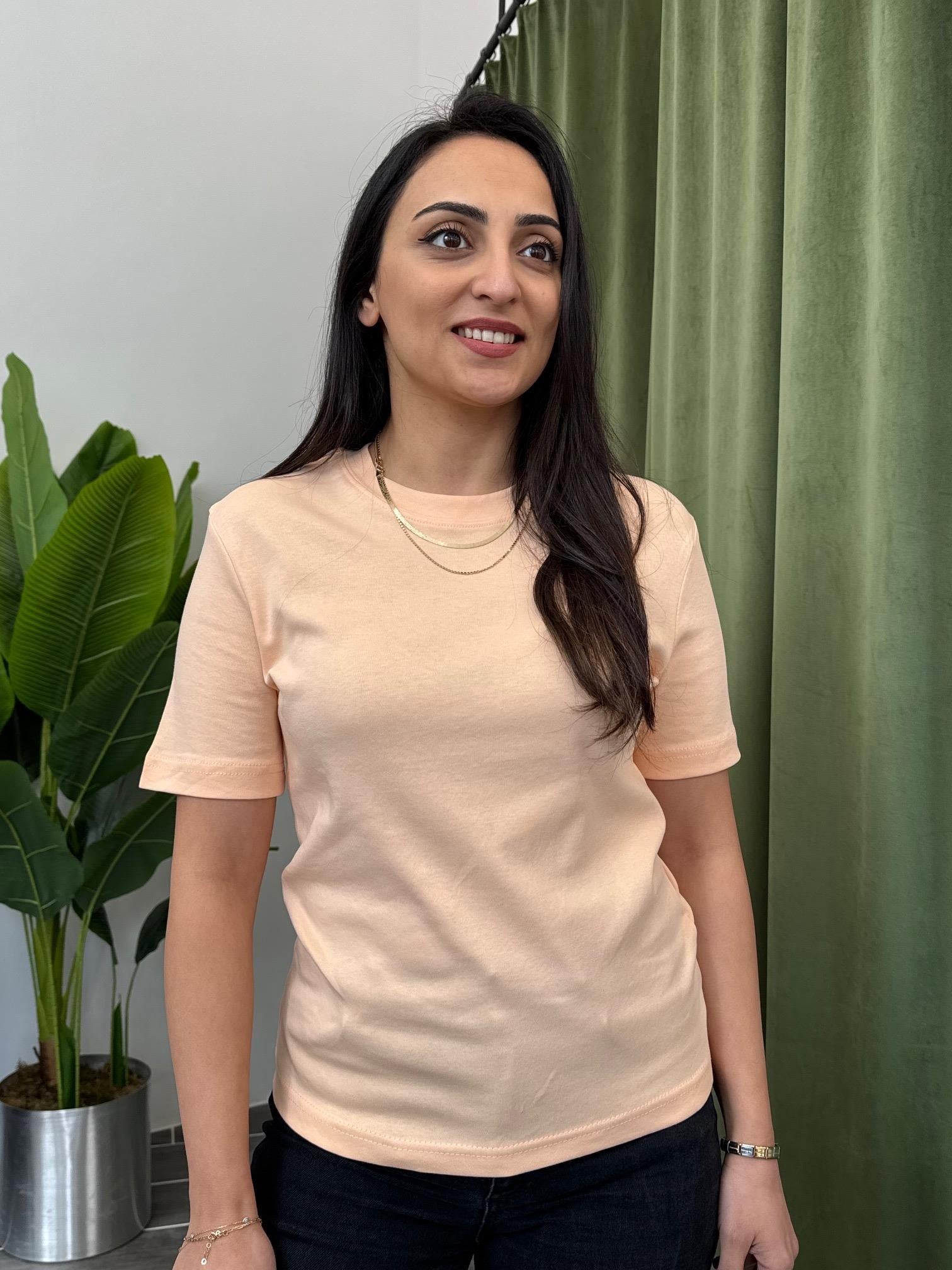 Massi Yavruağzı Bisiklet Yaka Basic Tişört