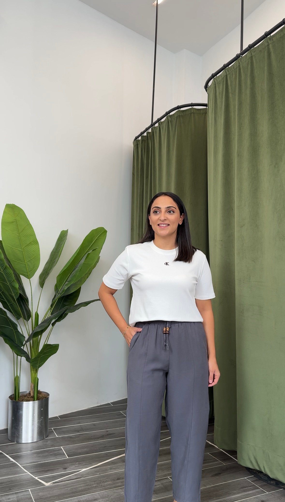 Venta Füme Tensel Rahat Pantolon